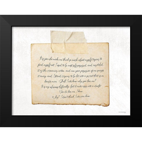 Never a Doubt    Black Modern Wood Framed Art Print by Front Port Pickins