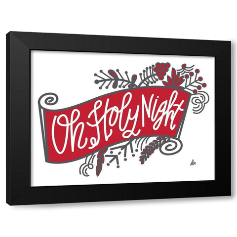 Oh Holy Night     Black Modern Wood Framed Art Print by Barrett, Erin