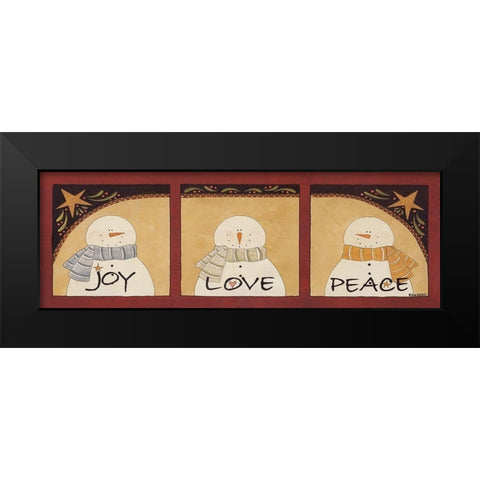 Three Wishes Black Modern Wood Framed Art Print by Hilliker, Lisa