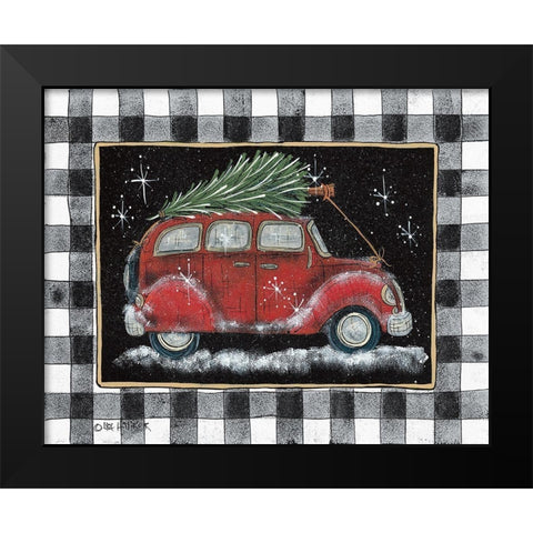 Ready For Christmas   Black Modern Wood Framed Art Print by Hilliker, Lisa
