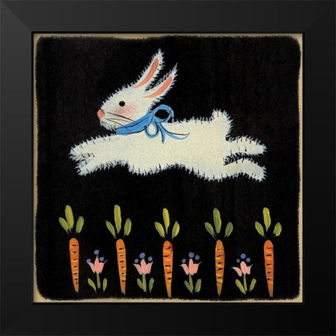 Buns Black Modern Wood Framed Art Print by Hilliker, Lisa