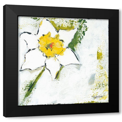 Spring Has Sprung I Black Modern Wood Framed Art Print with Double Matting by Holden, Jennifer