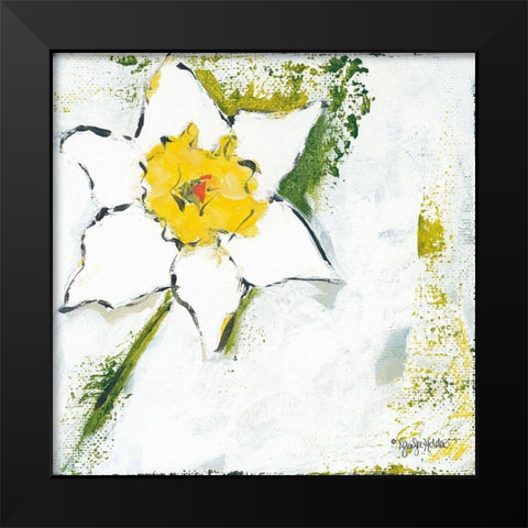 Spring Has Sprung I Black Modern Wood Framed Art Print by Holden, Jennifer