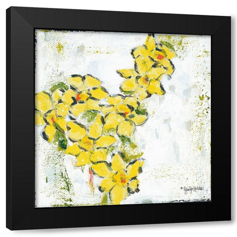 Spring Has Sprung IV Black Modern Wood Framed Art Print with Double Matting by Holden, Jennifer