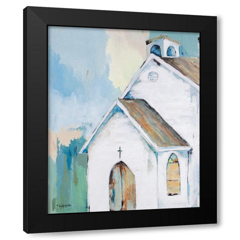 Faith of Our Fathers Black Modern Wood Framed Art Print by Holden, Jennifer