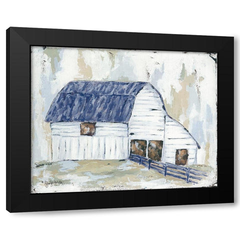 Spring Joy Farm    Black Modern Wood Framed Art Print by Holden, Jennifer