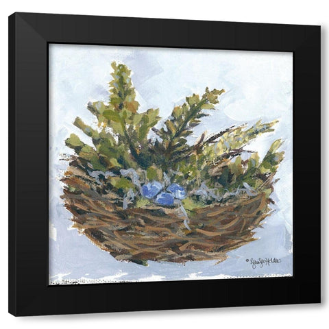 Resting Place Black Modern Wood Framed Art Print by Holden, Jennifer