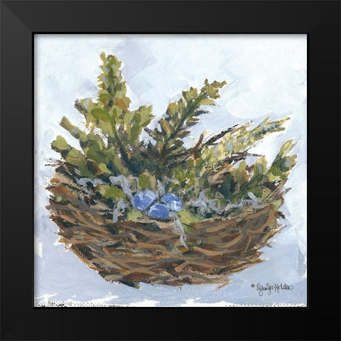 Resting Place Black Modern Wood Framed Art Print by Holden, Jennifer