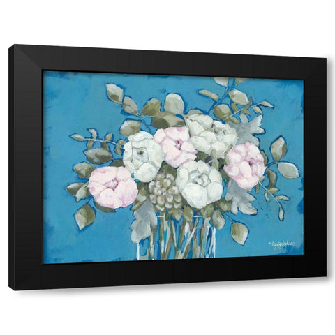 Summers Bouquet Black Modern Wood Framed Art Print with Double Matting by Holden, Jennifer