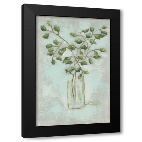 Eucalyptus Black Modern Wood Framed Art Print by Holden, Jennifer