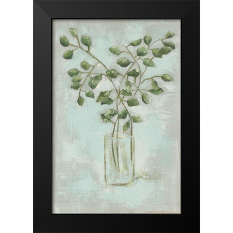 Eucalyptus Black Modern Wood Framed Art Print by Holden, Jennifer