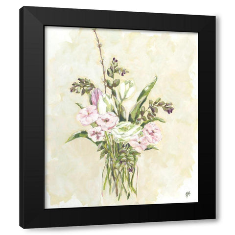 Flower Farm Bouquet I Black Modern Wood Framed Art Print by Holden, Jennifer