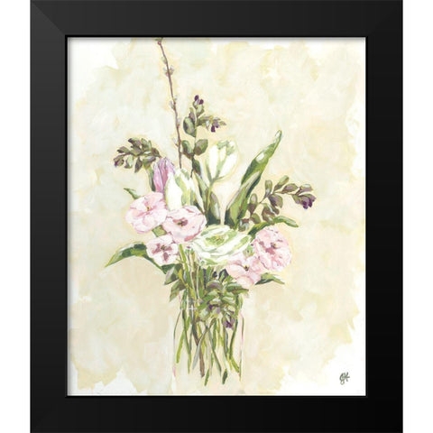 Flower Farm Bouquet I Black Modern Wood Framed Art Print by Holden, Jennifer