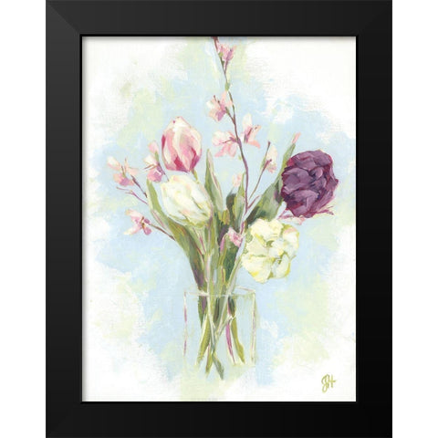 Flower Farm Bouquet II Black Modern Wood Framed Art Print by Holden, Jennifer