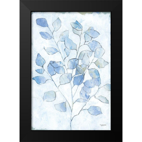 Cool Eucalyptus   Black Modern Wood Framed Art Print by Holden, Jennifer