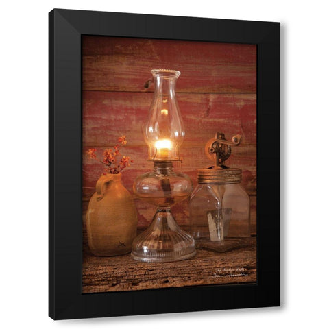 The Kitchen Light Black Modern Wood Framed Art Print by Hoover, Irvin