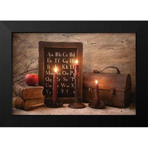 School Nights Black Modern Wood Framed Art Print by Hoover, Irvin