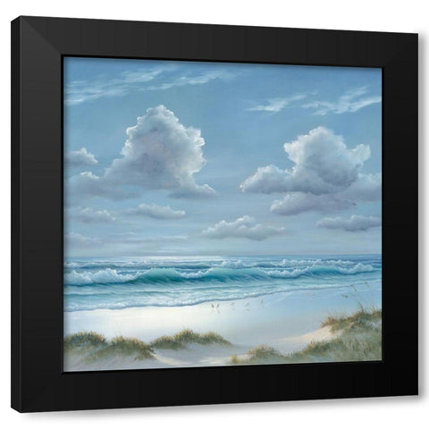 Shoreline II Black Modern Wood Framed Art Print by Janisse, Georgia