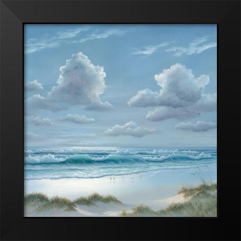 Shoreline II Black Modern Wood Framed Art Print by Janisse, Georgia