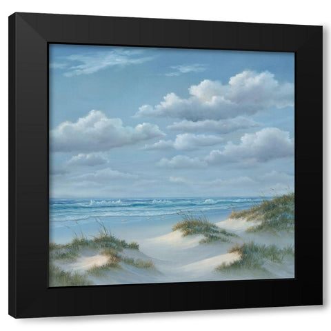 Shoreline III Black Modern Wood Framed Art Print with Double Matting by Janisse, Georgia