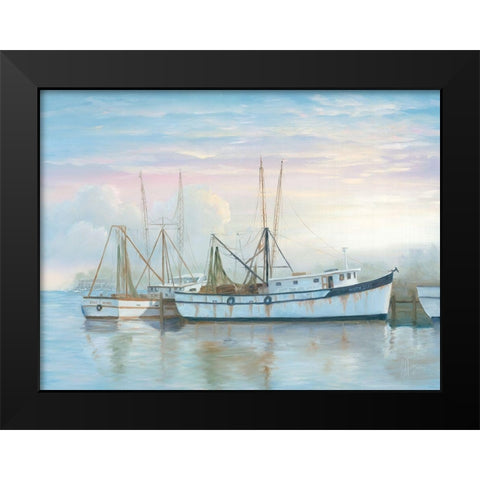 North Star at Rest Black Modern Wood Framed Art Print by Janisse, Georgia