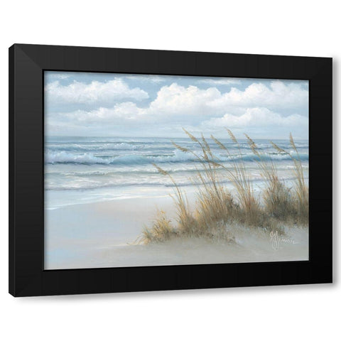 Sea Oats Black Modern Wood Framed Art Print with Double Matting by Janisse, Georgia