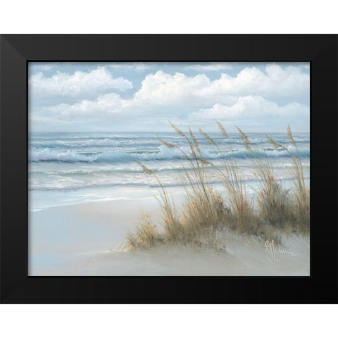 Sea Oats Black Modern Wood Framed Art Print by Janisse, Georgia