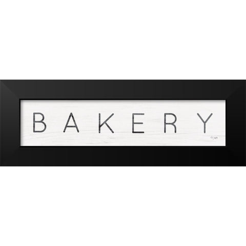 Bakery Black Modern Wood Framed Art Print by Jaxn Blvd.