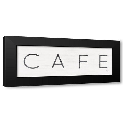 CafÃ© Black Modern Wood Framed Art Print by Jaxn Blvd.