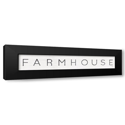 Farmhouse Black Modern Wood Framed Art Print with Double Matting by Jaxn Blvd.