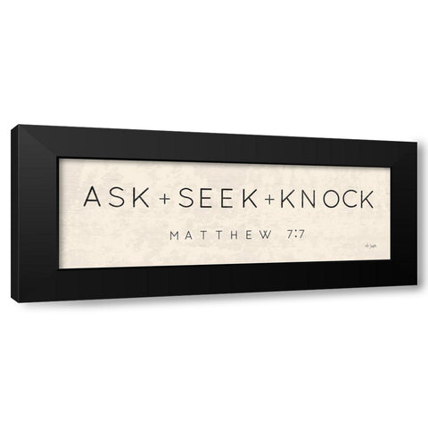 She is a Dreamer Black Modern Wood Framed Art Print by Jaxn Blvd