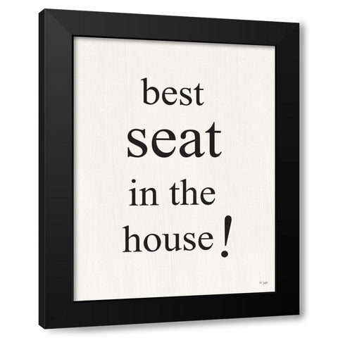 Best Seat Black Modern Wood Framed Art Print with Double Matting by Jaxn Blvd.