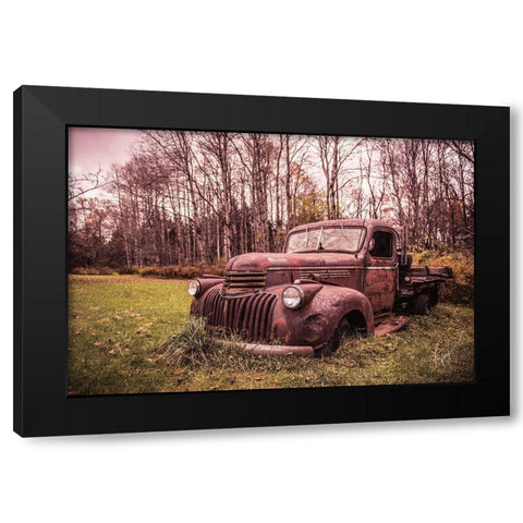 Silently Resting Black Modern Wood Framed Art Print with Double Matting by Spivey, Justin