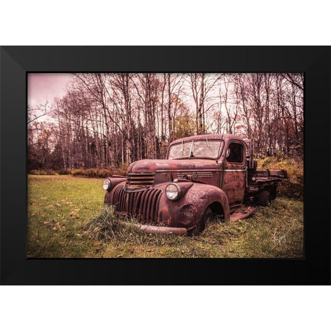 Silently Resting Black Modern Wood Framed Art Print by Spivey, Justin