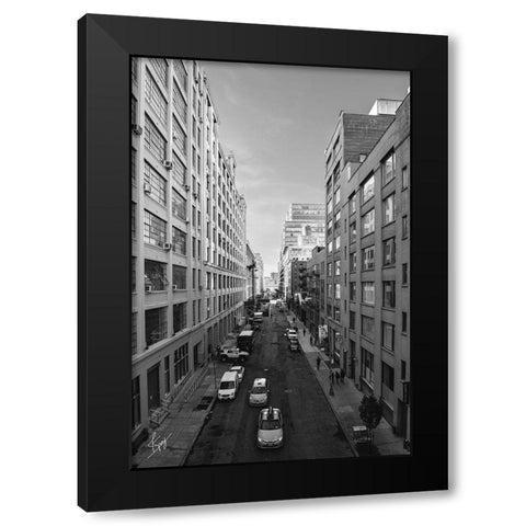 Dueling Cabs Black Modern Wood Framed Art Print by Spivey, Justin