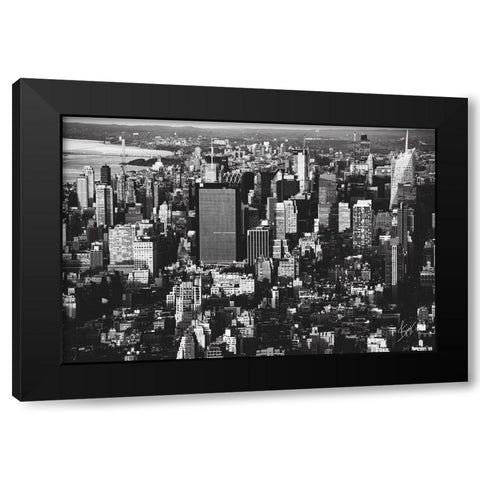 Many Stories Black Modern Wood Framed Art Print with Double Matting by Spivey, Justin