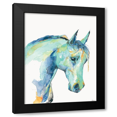 River I Black Modern Wood Framed Art Print by Mingo, Jessica