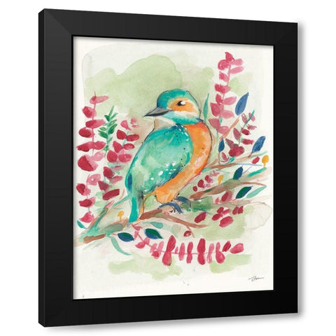 Warm Sunrise Black Modern Wood Framed Art Print by Mingo, Jessica