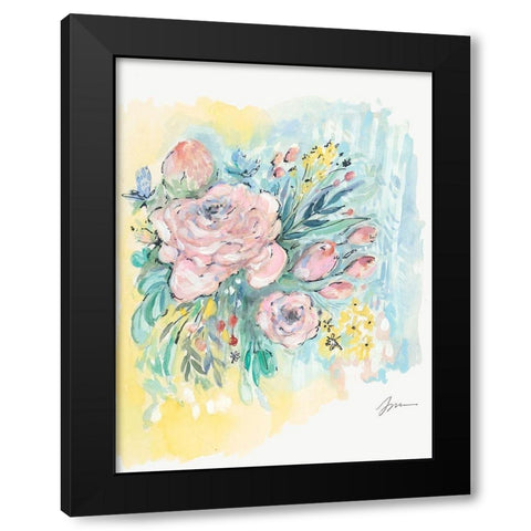 Flowers for Ruby          Black Modern Wood Framed Art Print with Double Matting by Mingo, Jessica