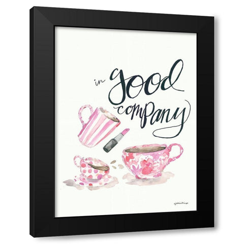 In Good Company     Black Modern Wood Framed Art Print with Double Matting by Mingo, Jessica