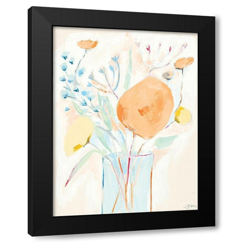 Restful Harmony I Black Modern Wood Framed Art Print by Mingo, Jessica