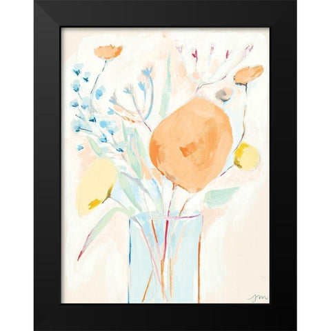 Restful Harmony I Black Modern Wood Framed Art Print by Mingo, Jessica