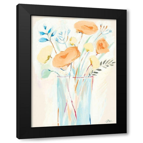 Restful Harmony II Black Modern Wood Framed Art Print by Mingo, Jessica