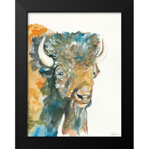 Regal Black Modern Wood Framed Art Print by Mingo, Jessica