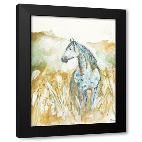 Dreams in a Field Black Modern Wood Framed Art Print by Mingo, Jessica