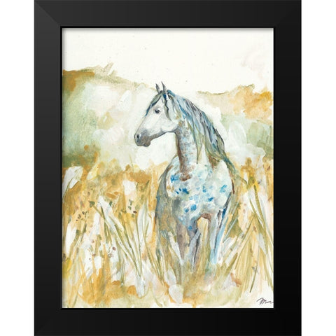 Dreams in a Field Black Modern Wood Framed Art Print by Mingo, Jessica