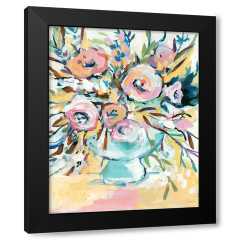 Sunday Brunch Black Modern Wood Framed Art Print by Mingo, Jessica
