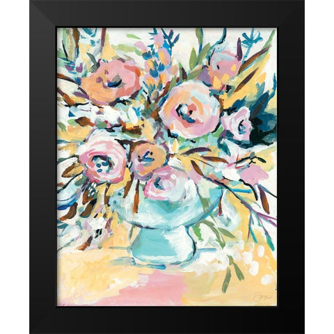 Sunday Brunch Black Modern Wood Framed Art Print by Mingo, Jessica