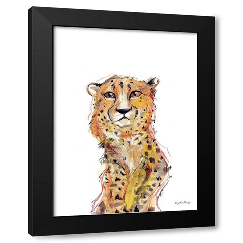 Wild Side Black Modern Wood Framed Art Print with Double Matting by Mingo, Jessica