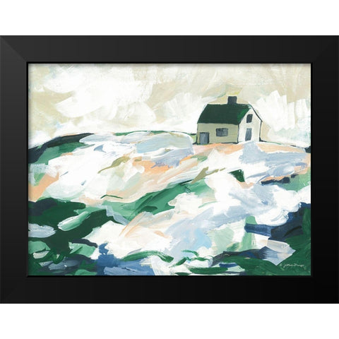 Along the Irish Coast Black Modern Wood Framed Art Print by Mingo, Jessica
